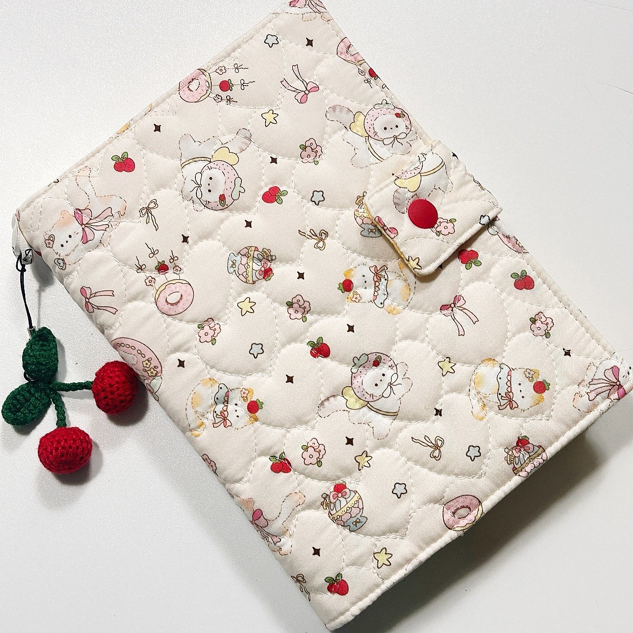 몽쉐리103 귀여운 고양이 필사노트 다이어리 커버 패브릭 북커버 성경책 표지 커버 교체 27,000원