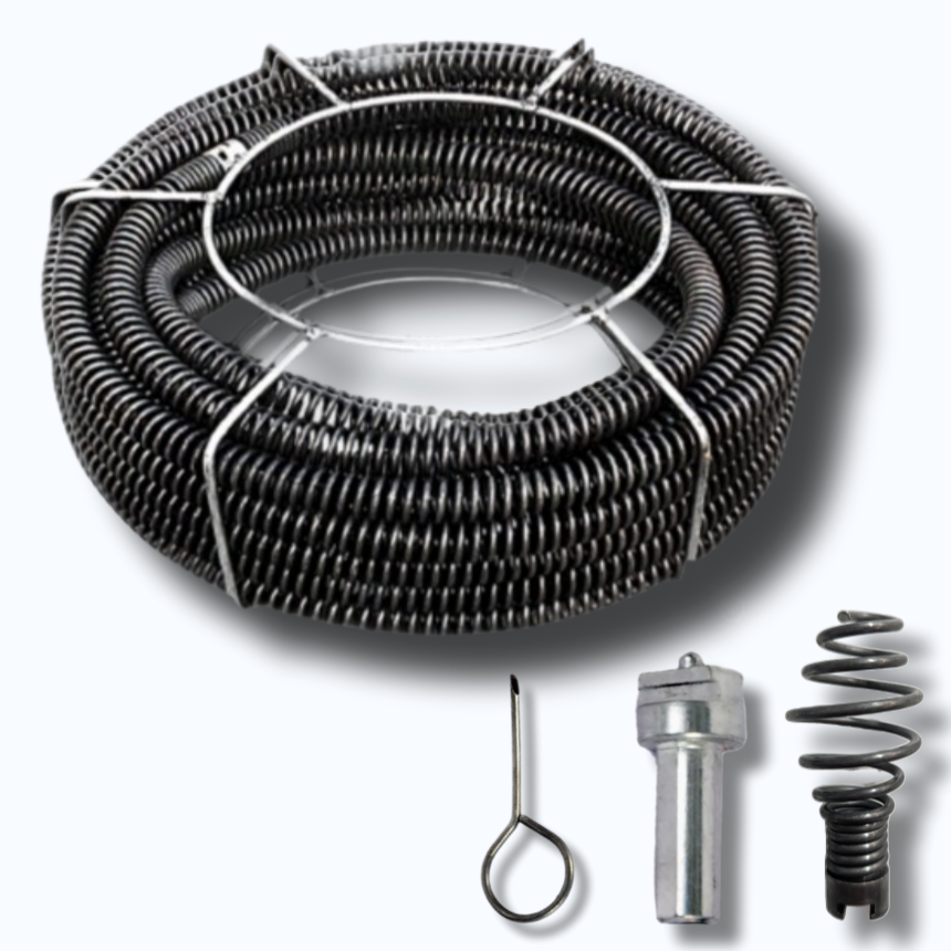 하수구뚫는기구 하수구뚫는기계 하수구뚫어뻥 변기뚫는기구 변기뚫어뻥 배수구뚜러뻥 드릴 부속 스프링 16mm 4미터 24,500원