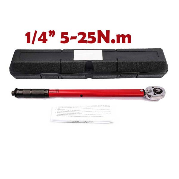 14 정밀 리버시블 래칫 토크 렌치 키 전문 자전거 오토바이 자동차 자동차 도구 5-25N.m 28,720원