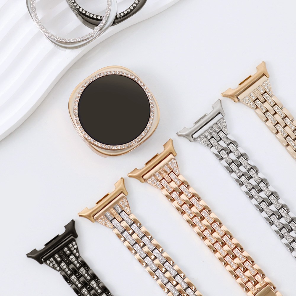 오르몽트 세트 갤럭시워치 클래식 큐빅 브레이슬릿 (보호커버+스트랩) 40mm 44mm, 로즈골드콤비세트 28,300원