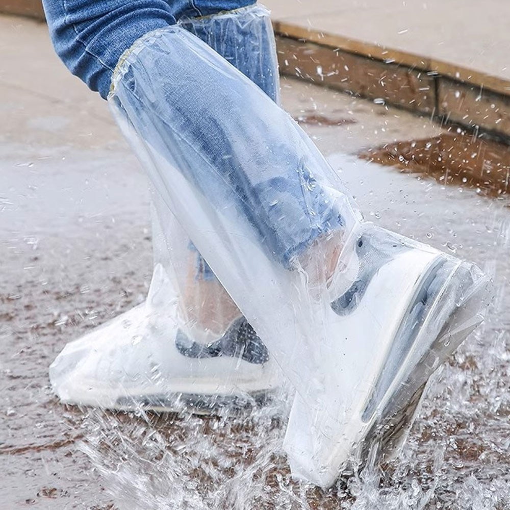 비닐 방수 신발커버 10매 세트 - 비 오는 날씨 대비용, 현재가 2,640원