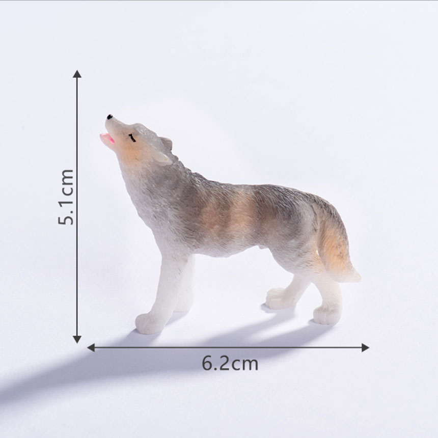 테라리움재료 미니어처 늑대 동물 피규어 화분꾸미기, P951_서있는 늑대 1P 1,050원