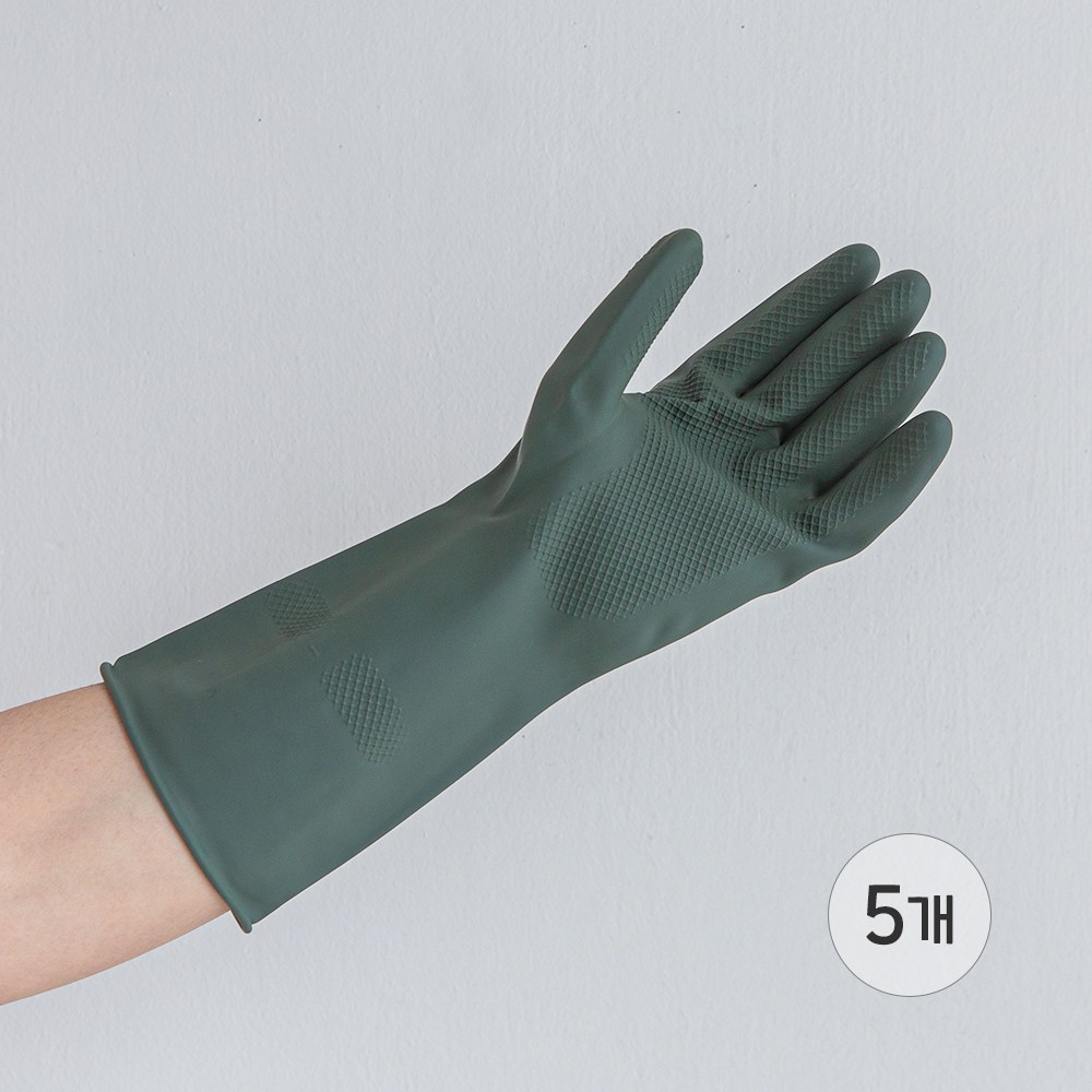 백화상점 천연 라텍스 고무장갑 5개입 11,300원