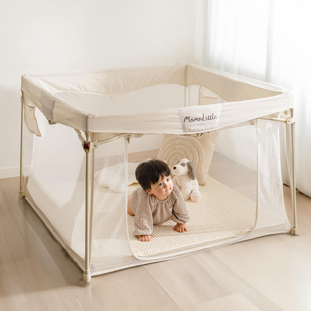 맘앤리틀 유아용 접이식 사각 베이비룸 134,830원