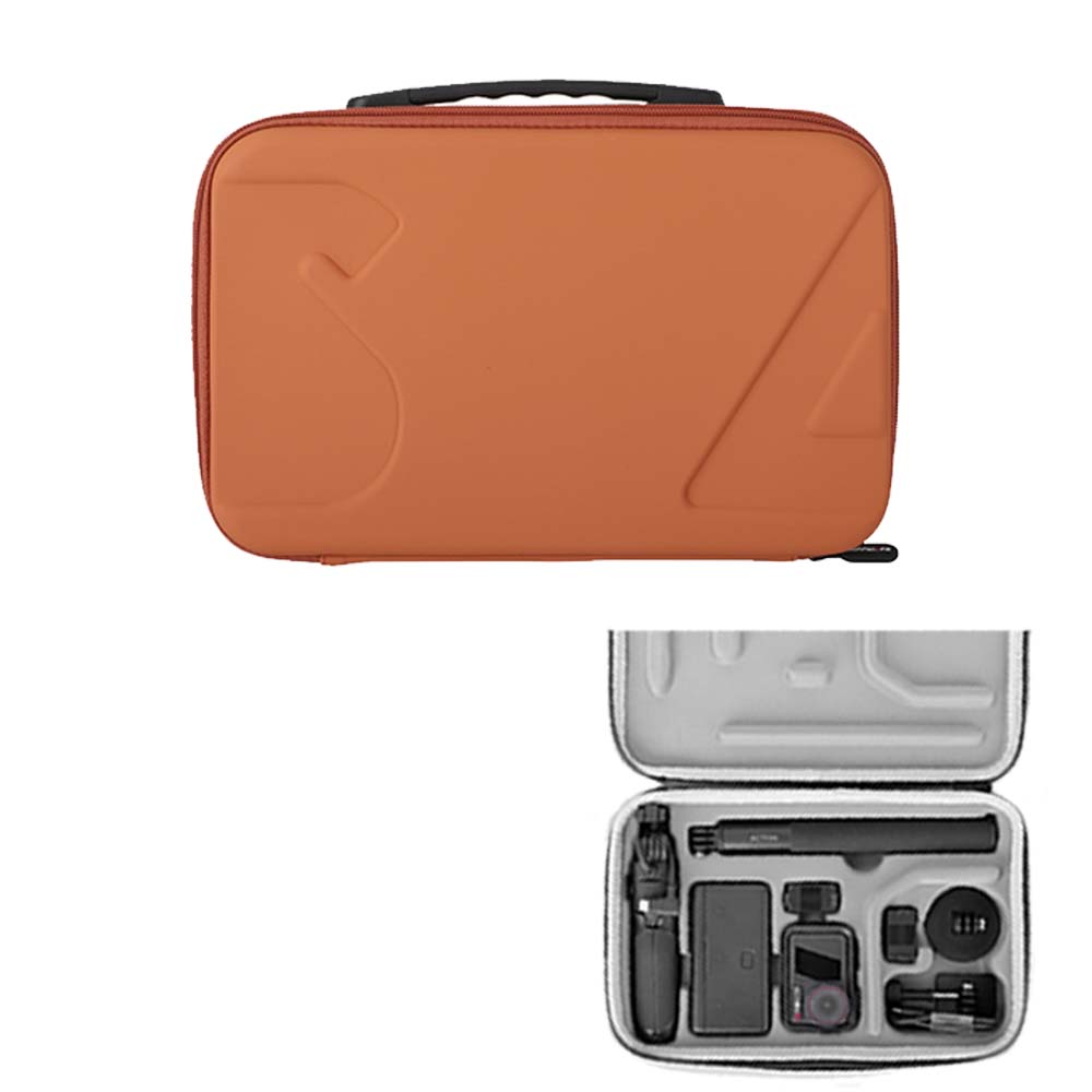 써니라이프 DJI 오즈모 액션6/5 프로/4/3 어드벤처콤보 케이스 액션캠 보호 카메라 수납 가방 액세사리, 오렌지 28,900원