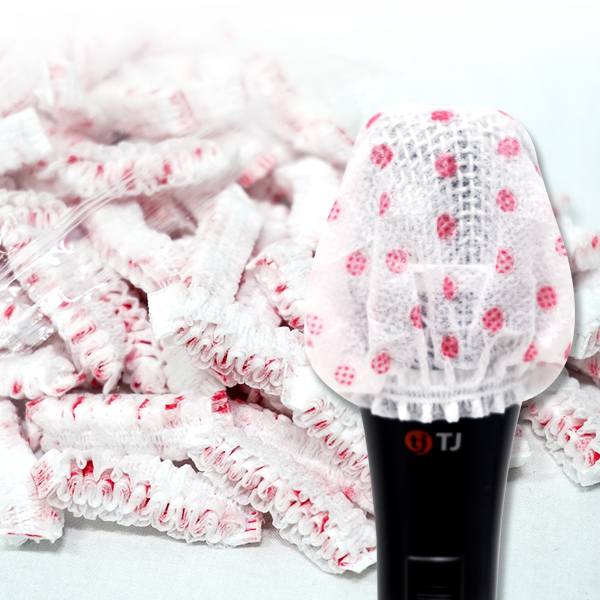 마이크커버 카바 벌크 땡땡이 위생 일회용 유무선 노래방 1팩 100개입 13,000원