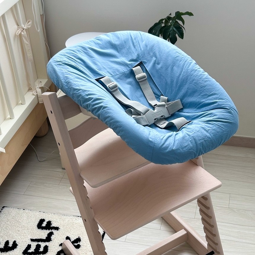 어텀31 스토케 트립트랩 뉴본 양면 커버, 초코브라운&더스티블루 33,900원