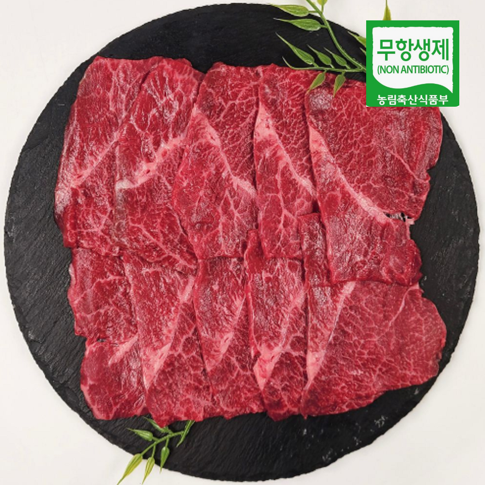 지인한우 무항생제 한우 1등급 육전 (냉장), 1개, 500g 25,400원