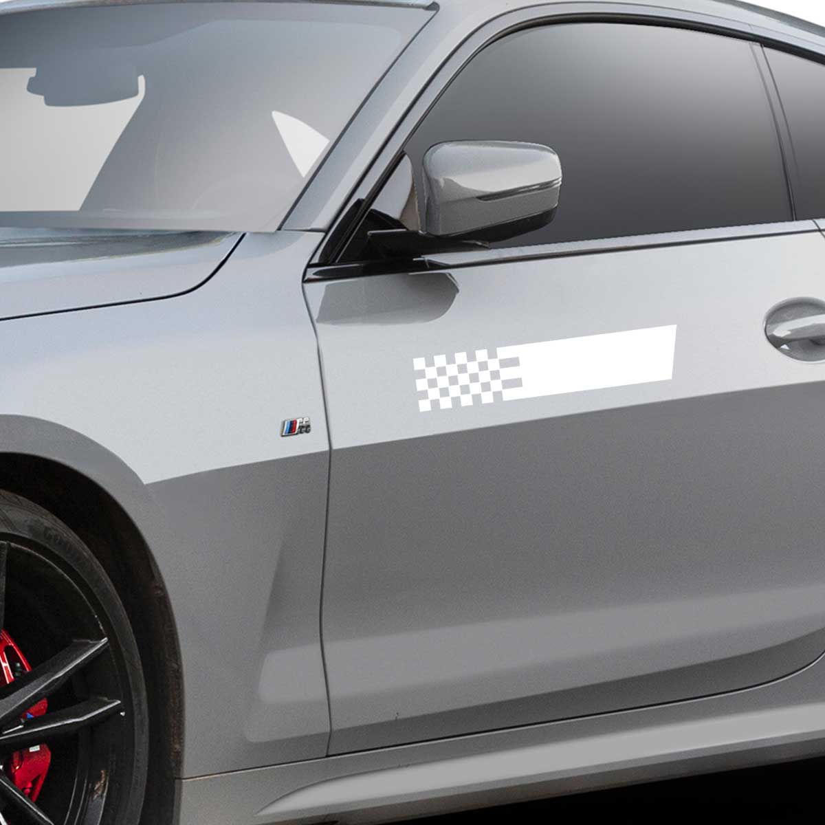 자동차 가림스티커 흠집 스크래치 소형 중형 대형 좌우3세트 화이트색상 14,400원