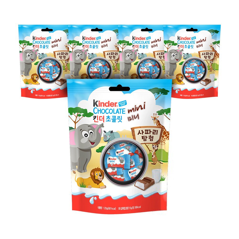[똑똑] 킨더미니 120g, 120g, 5개 24,020원