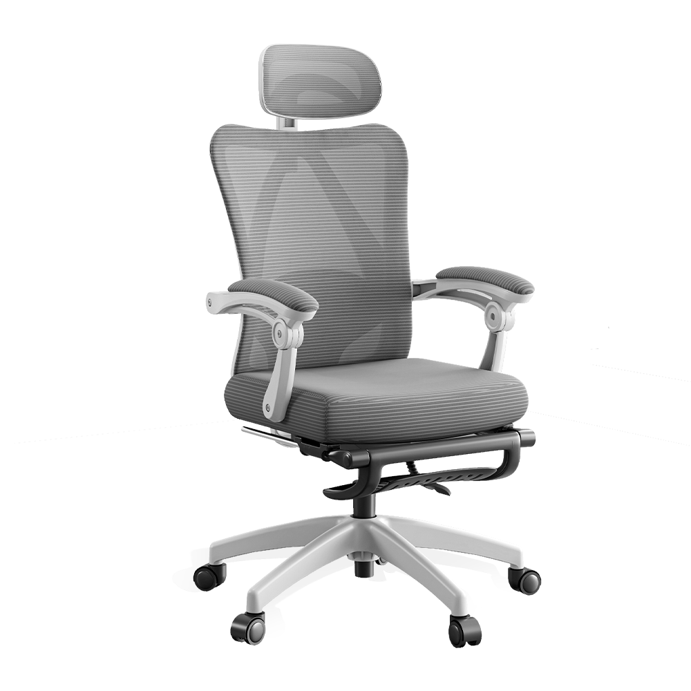 Homey Nest 컴퓨터 4향 허리받침 조절의자 책상용 사무용 사무실의자 HN-OC90W, 화이트 129,000원