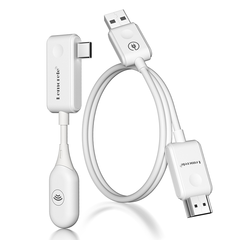 Lemorele 무선 USB C & HDMI 송신기 및 수신기 세트 30m 전송 거리 1080P HD 화질 지원, 1개, 송신기+수신기 89,190원