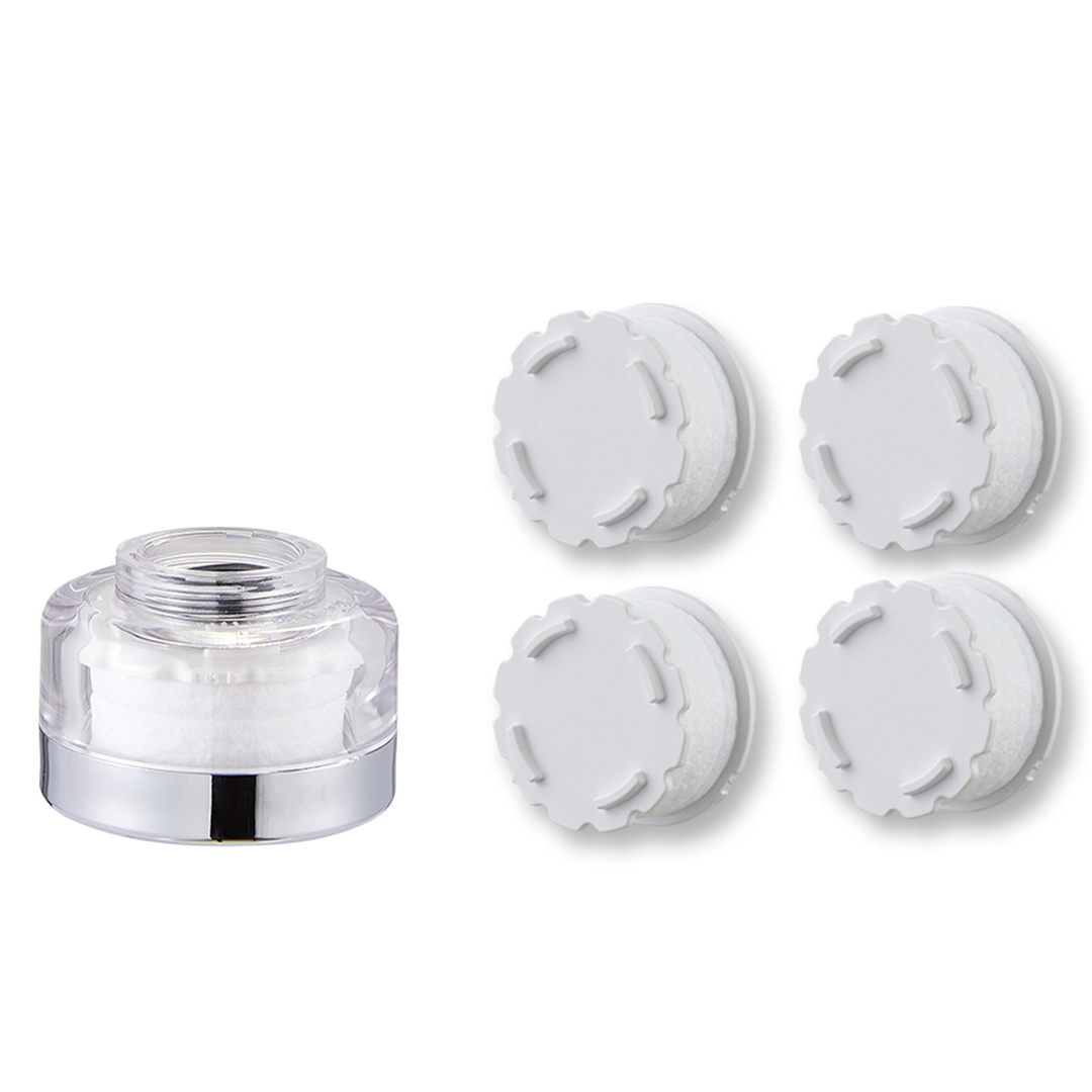 퓨어수 세면대용 필터헤드 + 리필필터 4p 세트, 1세트, 크롬 14,900원