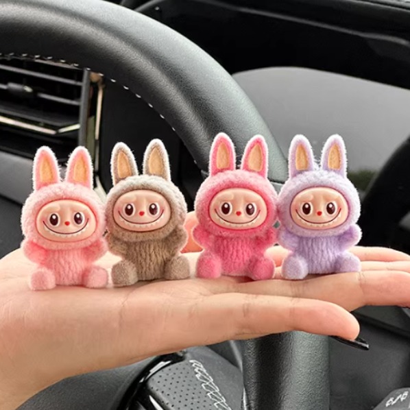 신니디 입체 라부부 labubu 차량 인테리어 장식품 라부부 캐릭터 피규어 장식 색상랜덤 혼합 1세트, 1세트, 6개 13,900원