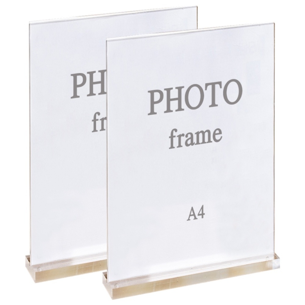 디모어 투명 아크릴 스탠드 POP광고 액자 메뉴판 안내판, 2개 9,900원