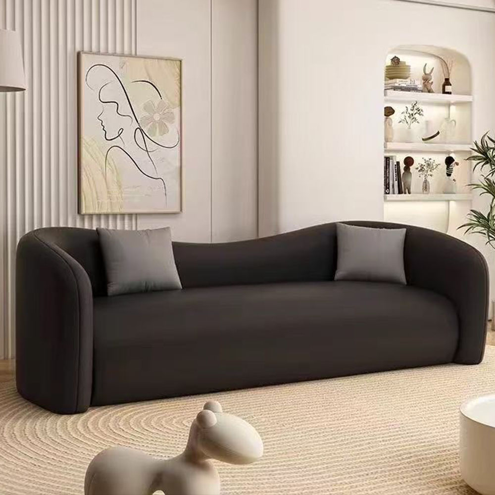 현대 실내 인테리어 거실 침실 오피스 로비 휴식 릴렉스 소파, 블랙(A 1600mm) 313,000원