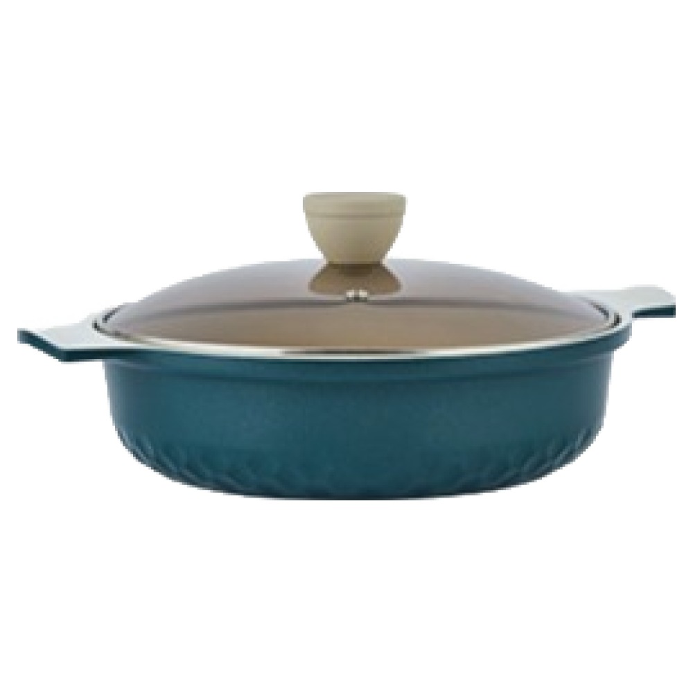 쉐프웨이 인덕션 IH 하이브 전골냄비, 24cm, 블루그린, 1개 42,900원