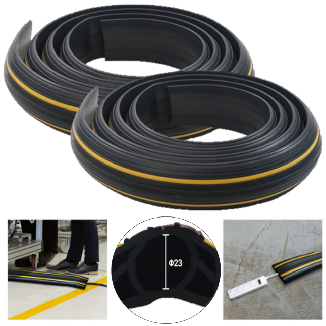 국산 SD 롤전선보호대 / 28파이 x 길이 5M / 전기선 케이블덮개 전기선보호 감전방지 전선보호용 사무실케이블덮개 공사장 보호관 공장 전선보호 215,000원