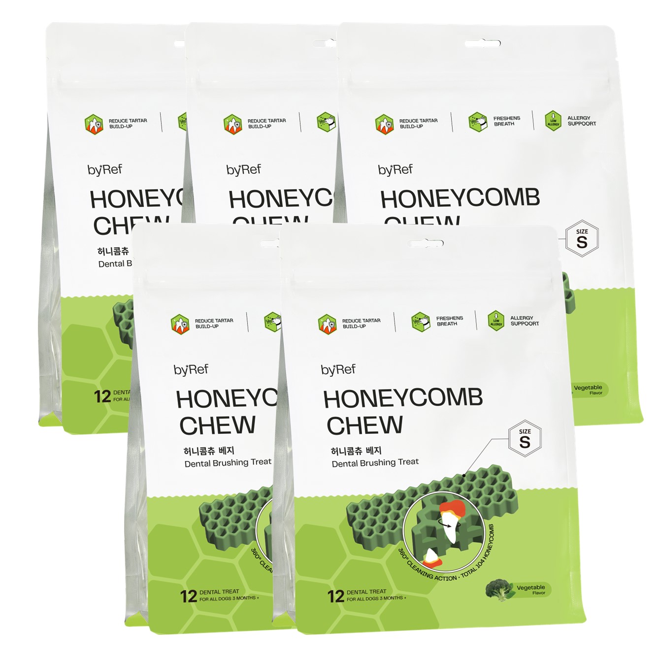 바이레프 강아지 허니콤츄 덴탈껌 72,000원