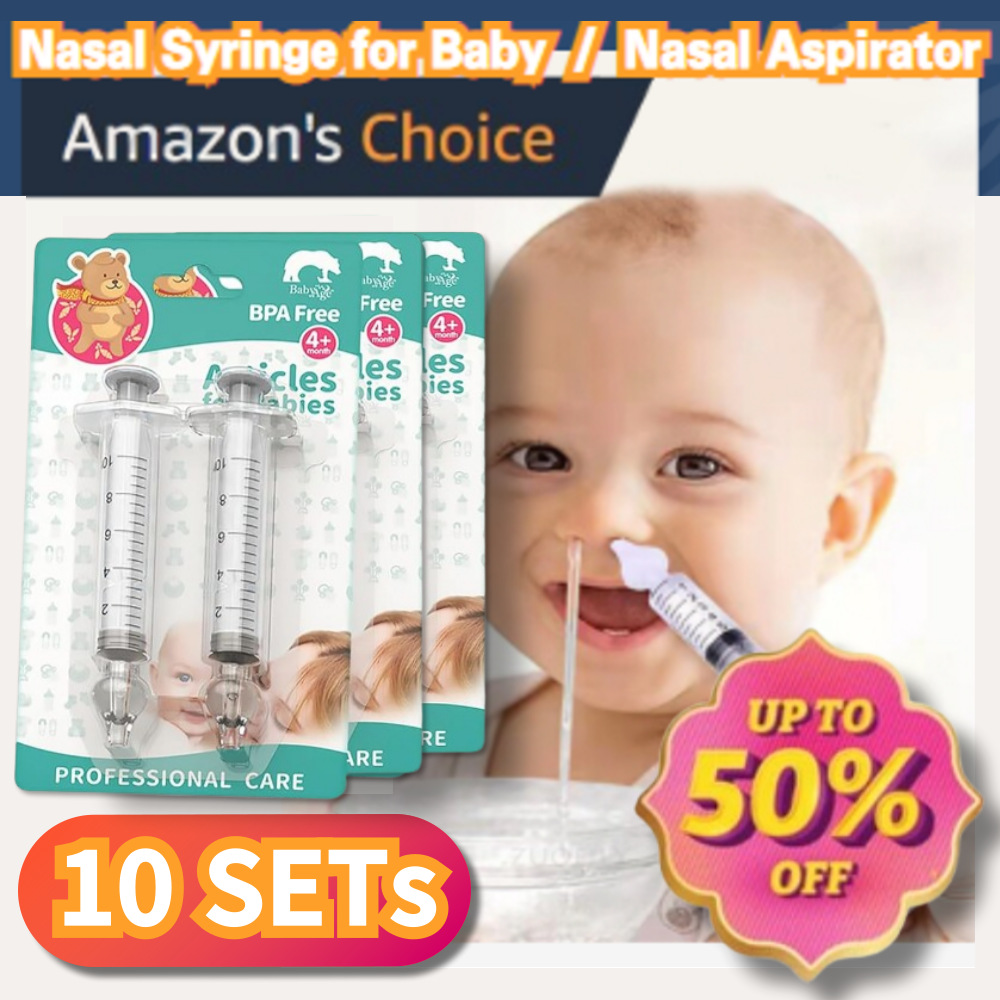 아기 주사기형 실리콘 코세척기 클리너 콧물흡입기 비염 비강 유아 어린이 BPA free 의료용 세정기 아마존 초이스 1set 2개 89,900원