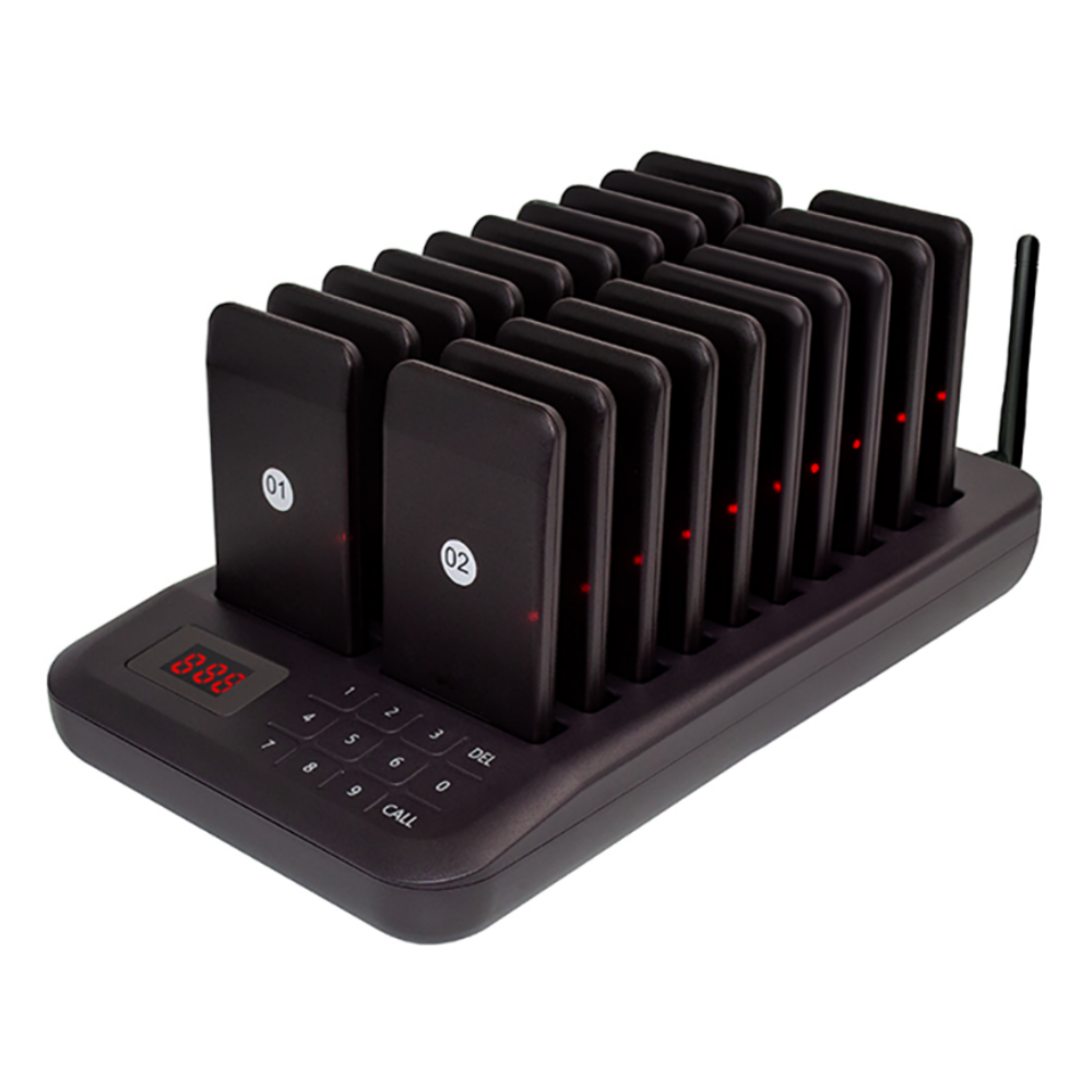 [대운] 카페 진동벨 호출벨 진동기 무선 호출기 음식점 커피숍 식당 식당벨 대기벨 삐삐, 블랙 호출12개, 현재가 108,500원