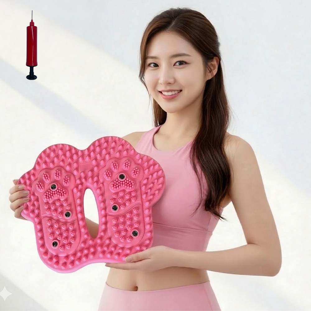 홈프로 무소음 에어 지압 스텝퍼 가정용 홈트 기구, 핑크, 단일상품 24,500원