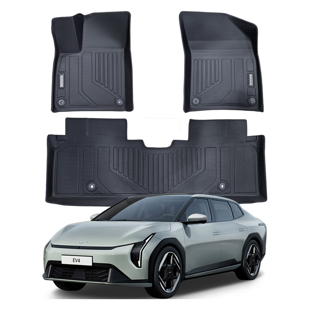 오토가드 TPE 3D 고무 카매트 1 + 2열 풀세트, 블랙, EV4 2025년 3월~ 85,100원