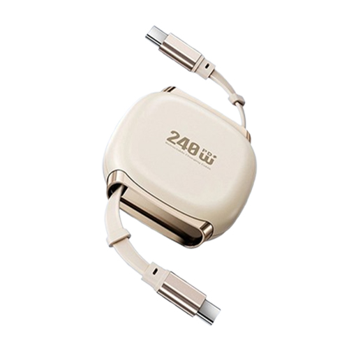 투에이비 PD 240W C to C 초고속 충전 자석 릴 케이블, 1개, 베이지, 1m 9,800원