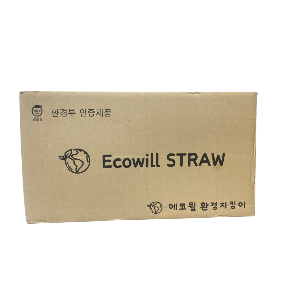친환경PLA빨대 카페용 대용량박스 환경부 인증 EL724, 1개, 2000개입 62,000원