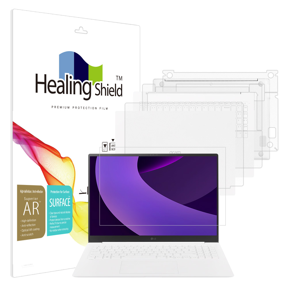힐링쉴드 LG 그램 프로 2025 16Z90TP 16ZD90TP 고화질 액정보호필름1매 외부3종, 1개 61,200원