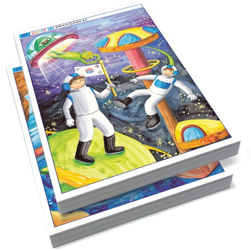 대회미술북 중급 (상,하 2권 세트) 아동미술교재 (108장) 320,000원