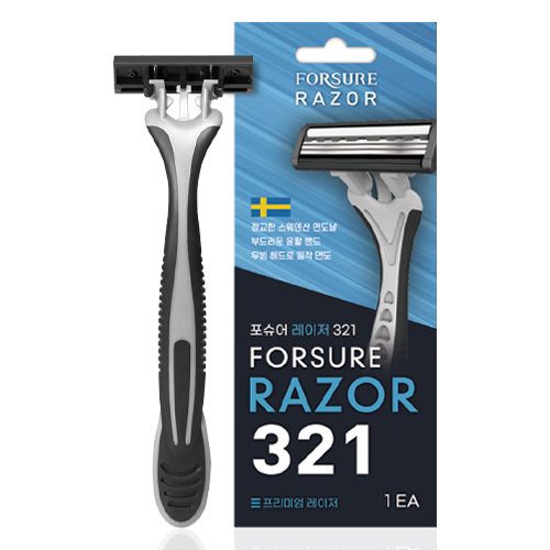 포슈어 고밀착 3중날 일회용면도기 (개별포장) 13,900원