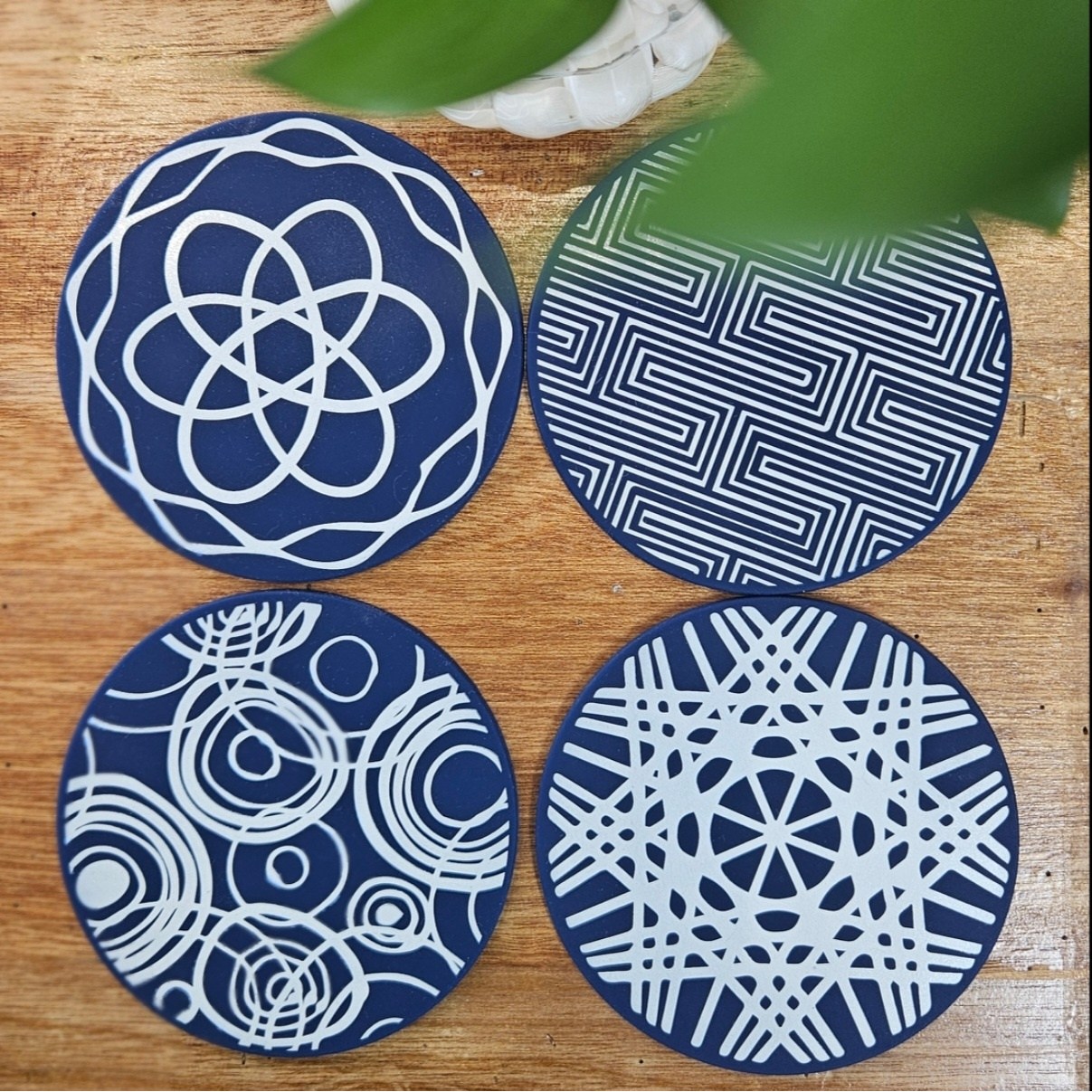 로투스비 모던 블루 실리콘 코스터 4P 세트 9,890원