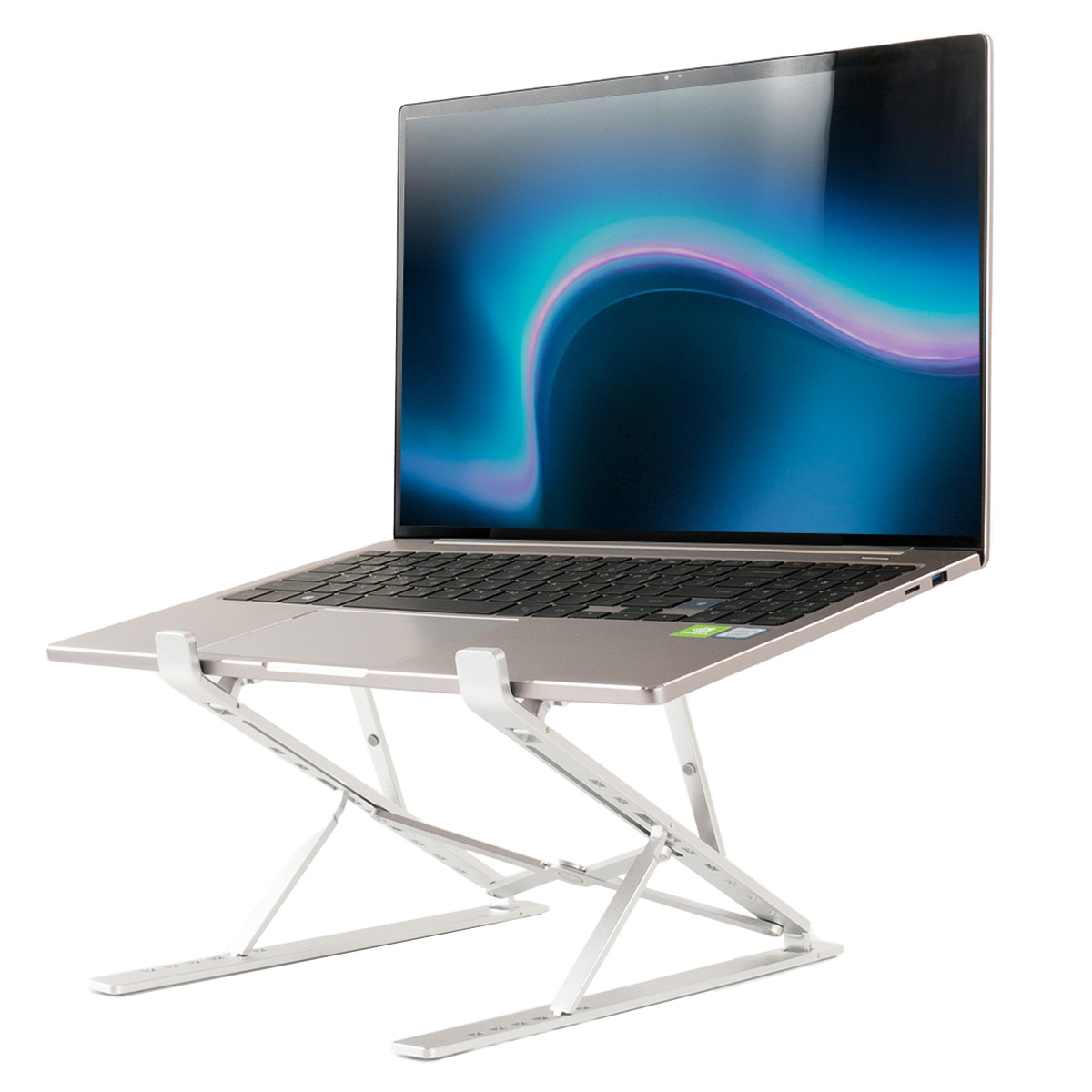데스켓 15단 커스텀 높이조절 알루미늄 접이식 노트북 거치대 25,770원