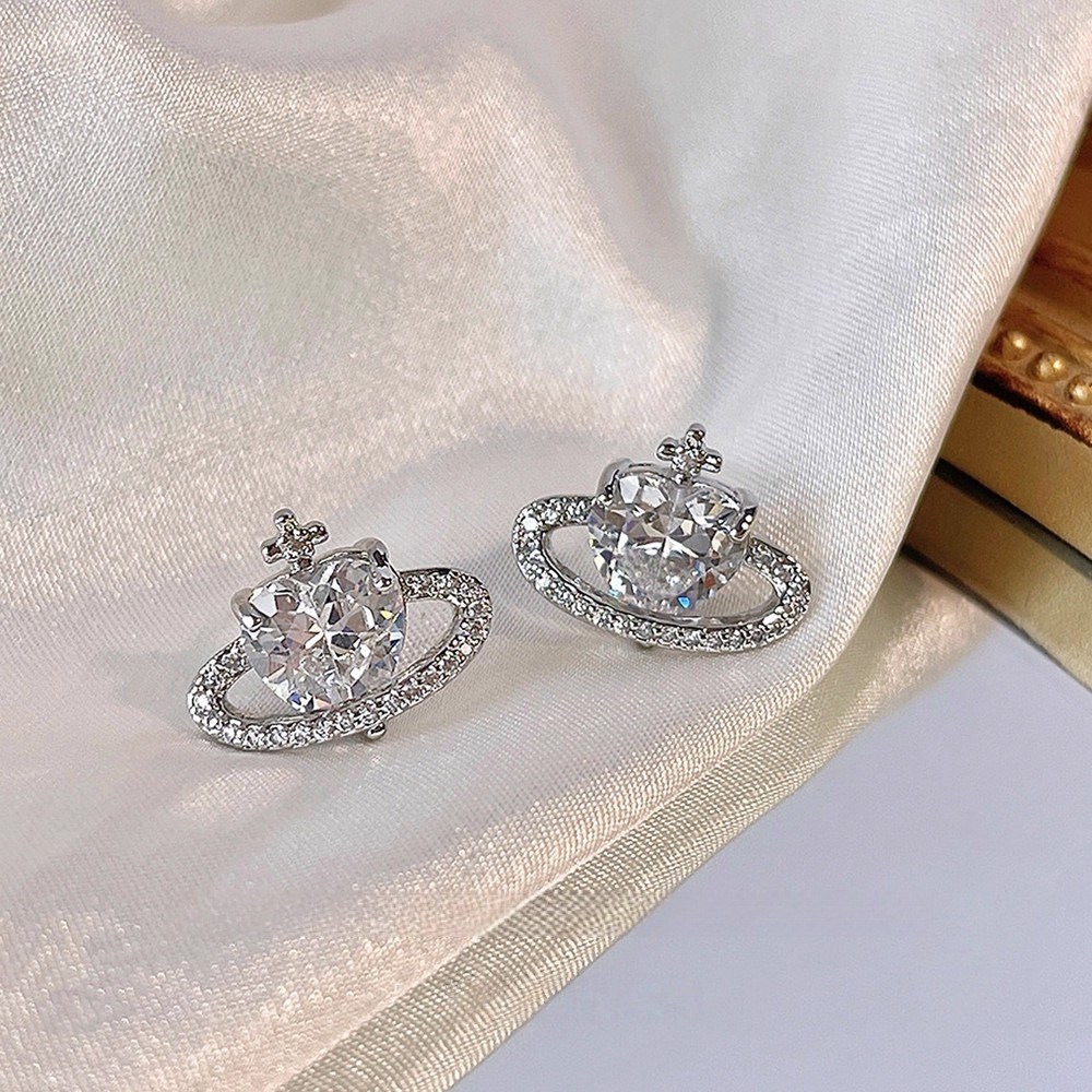 LOVFAS 별빛 하트 이어링 피어싱 여성 귀걸이 세트 은 귀걸이 100% 은침 귀걸이 악세서리 26,500원