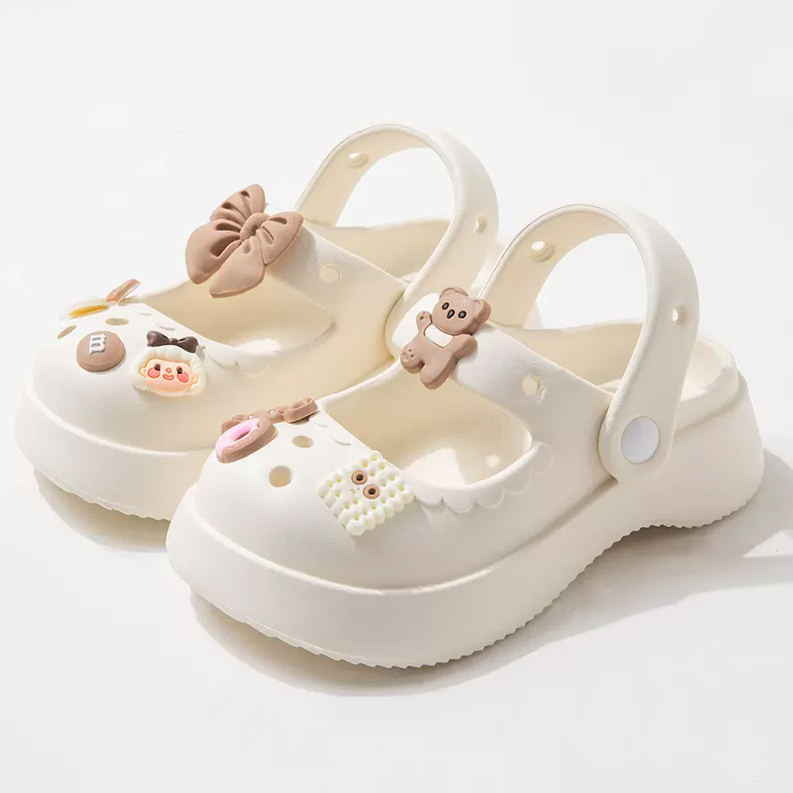 달콩슈 여아용 EVA 스낵 리본 샌들 슬리퍼 DKE003 14,900원