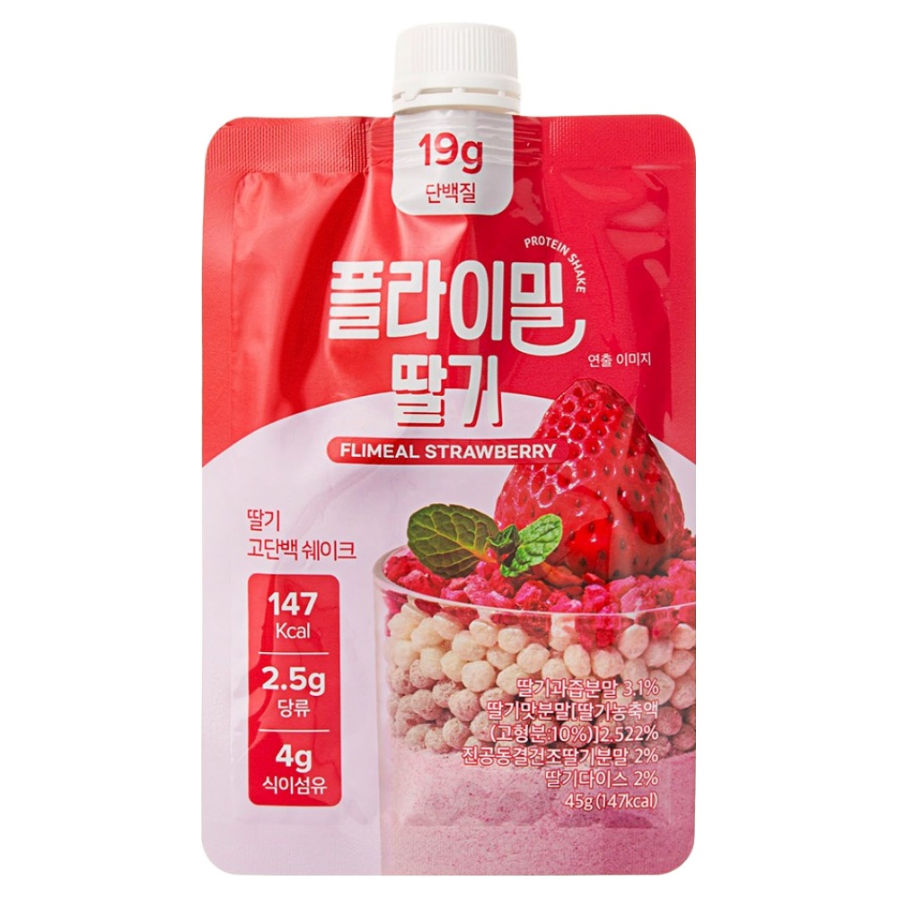 플라이밀 단백질 쉐이크 파우치 딸기 7p 22,920원