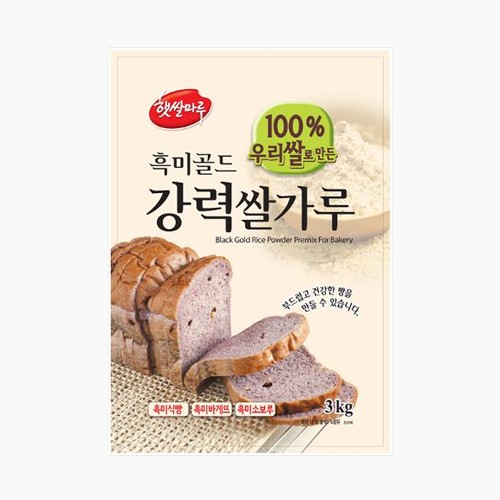 햇쌀마루 흑미 골드 강력 쌀가루 국산 20,500원