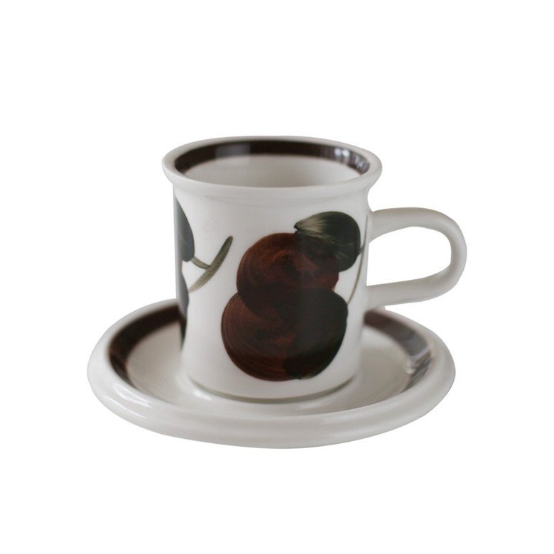 아라비아 핀란드 빈티지 레트로 빈티지 커피잔 접시 컵앤소서 (6종), 블루 B타입, 1개 32,330원