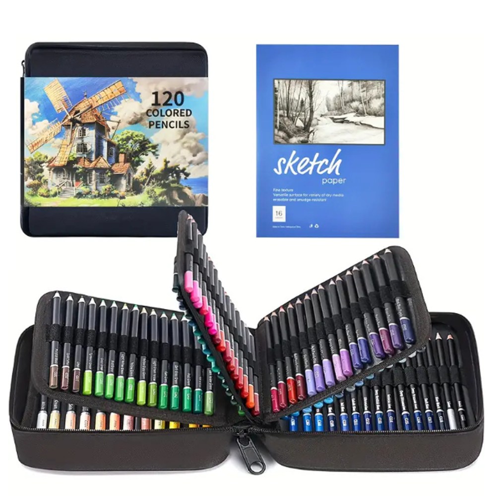 120색 유성 색연필+파우치 전문가 고급용 HB 31,160원