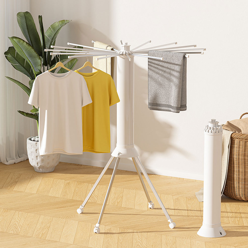 굿앤솔리드 우산형 튼튼한 빨래 건조대 원룸 기숙사 휠이동식 접이식 빨래건조대 33,260원