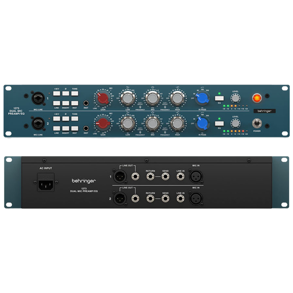 베링거 1273 3밴드 이퀄라이저 2채널 마이크 프리앰프 [공식인증점/당일발송] 980,000원