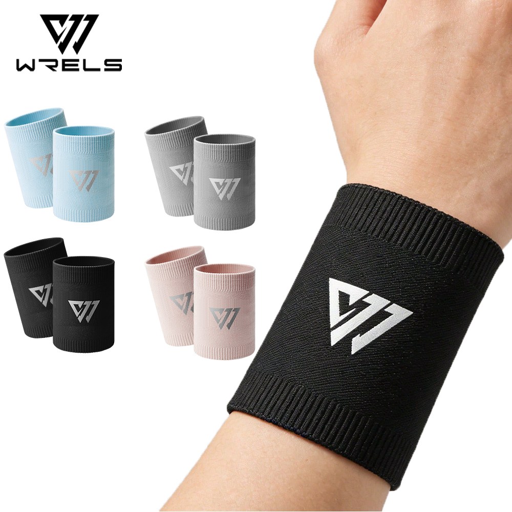 WRELS 가압 니트 스포츠 손목보호대 2개입 초경량 흡한 통기성 남녀공용 야외 운동용, 1개, 핑크색 12,400원