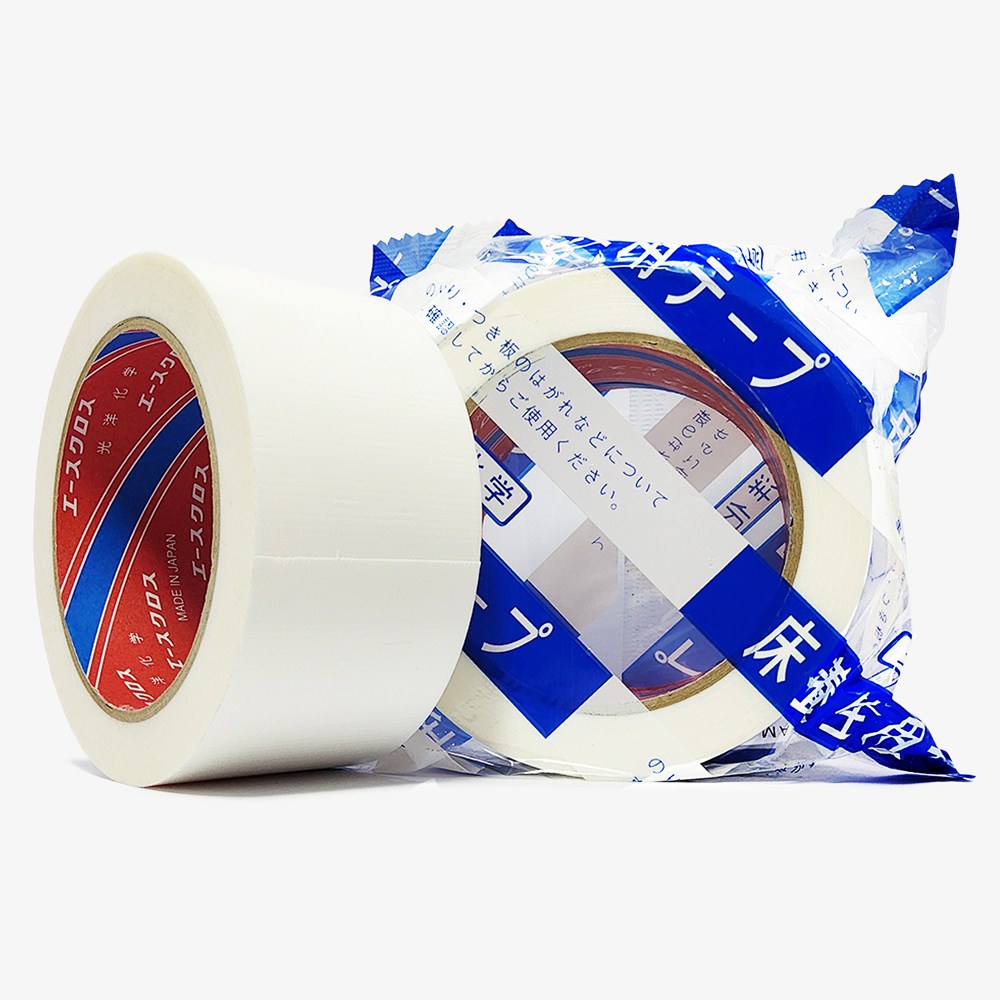 보양테이프 에이스크로스 50mmx25m 잔사 끈적이 적은 무잔사 이지컷 마스킹 바닥보양 테이프, 1개 3,800원