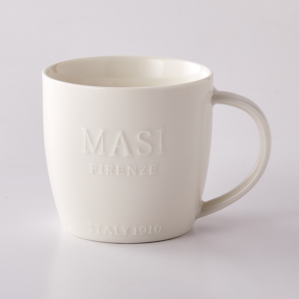 MASI 마시프란체 빅머그컵 도자기컵 커피잔 화이트 벤티(670ml), 화이트벤티(670ml), 1개, 현재가 6,900원