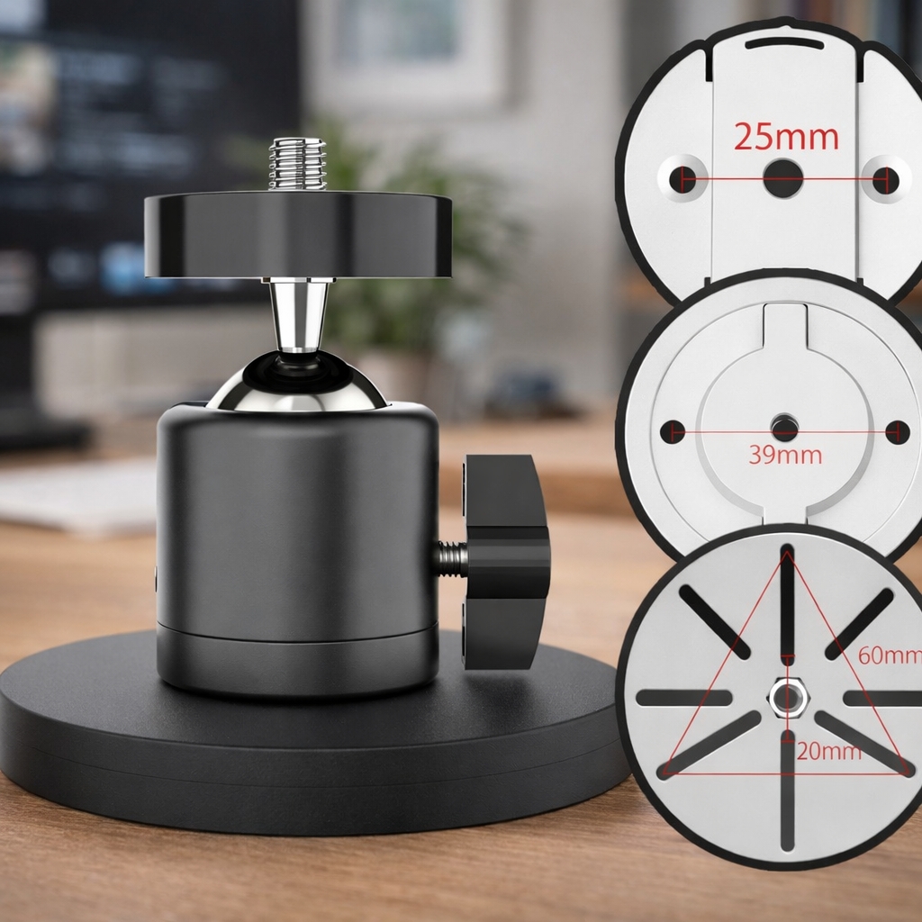 지피코 자석거치대 홈캠거치대 무타공 CCTV 브라켓 세트, 1개, 단일상품 13,000원