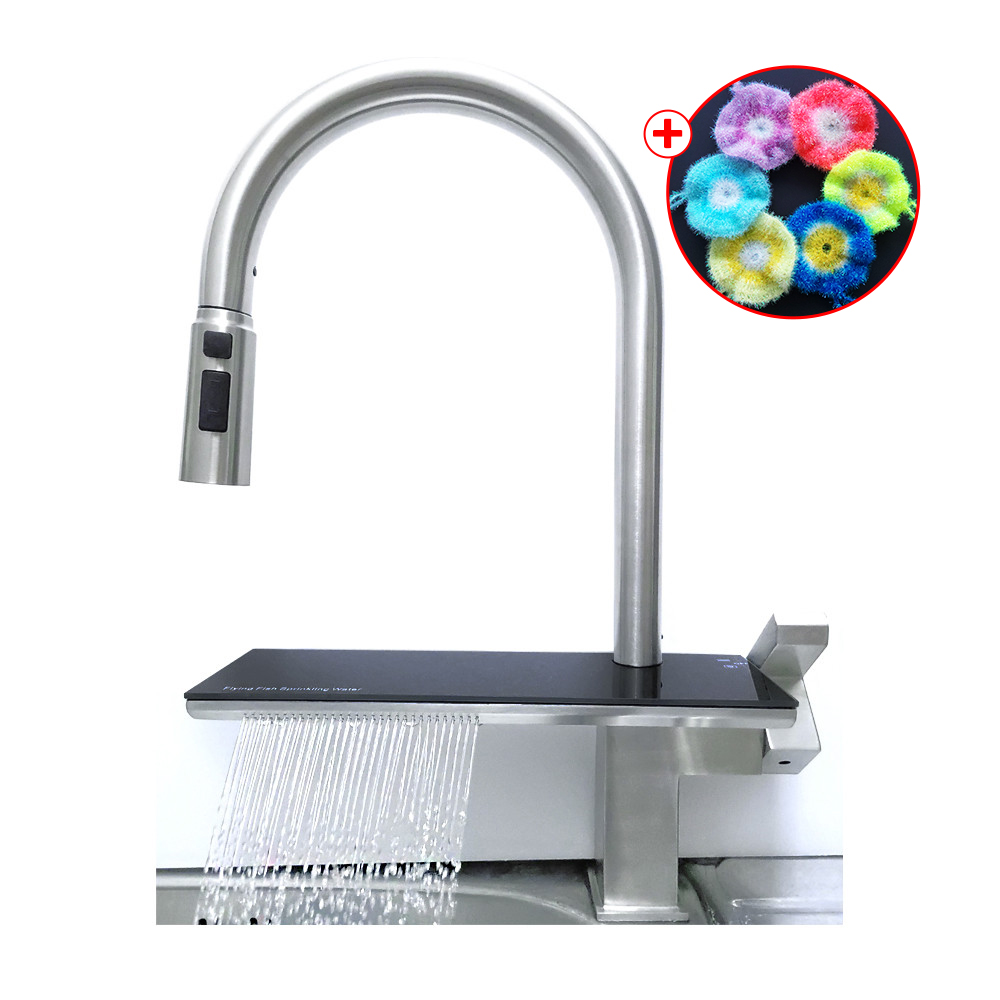 4가지 분사 폭포수전 주방 싱크대 거북목 거위목 백조 원홀 고급수전 300,000원