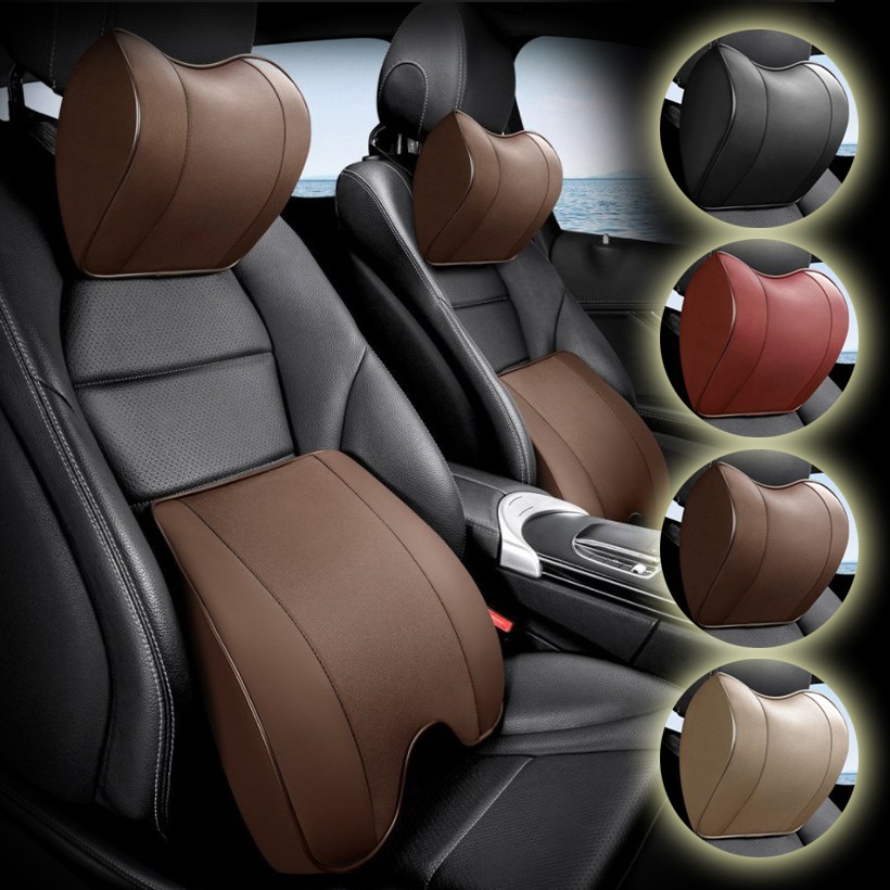 디카 차량용 자동차 운전석 보조석 고급 목쿠션 허리쿠션 받침 베개 헤드레스트 메모리폼 1+1 19,890원