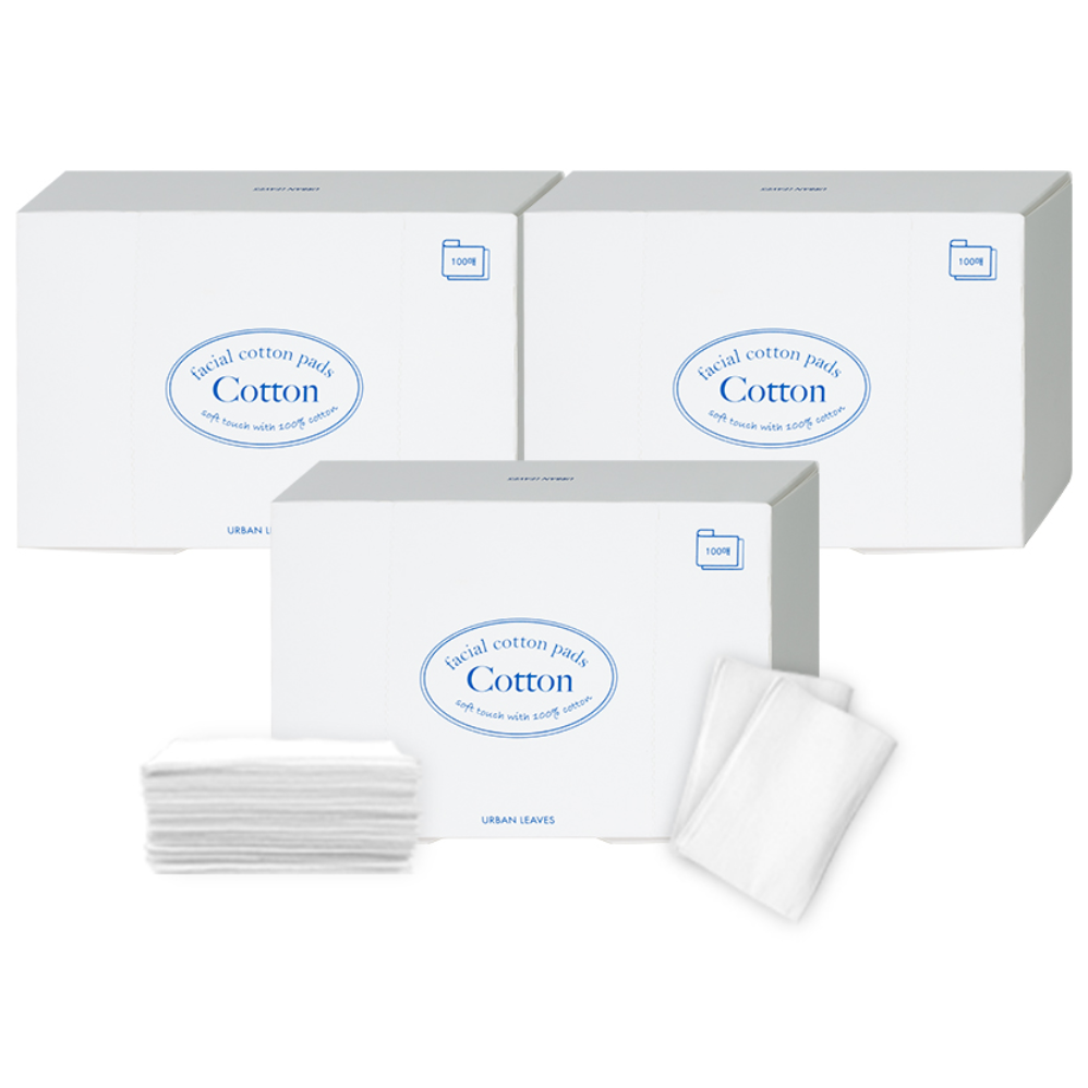 어반리브즈 순수함에반하솜 티슈형 화장솜, 100매입, 3개 10,500원