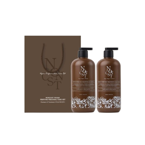 논코스트 비건 퍼퓸 샴푸 + 트리트먼트 선물세트 유자우디향, 1세트, 1세트 20,000원